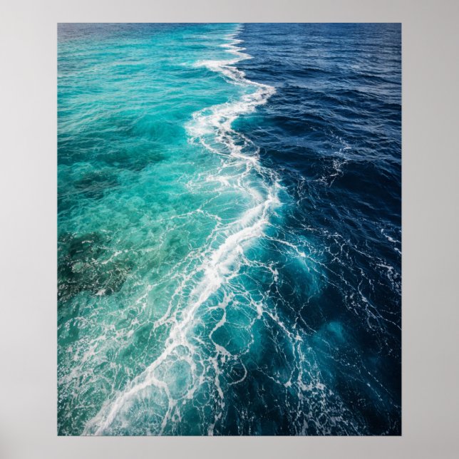 Poster Encontro de Dois Mares Contrastantes (Frente)