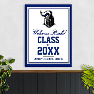 Poster Encontro de Reunião de Turma da Mascote Escolar