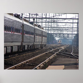 Poster Encontro De Trens Ferroviários Regionais Septa No