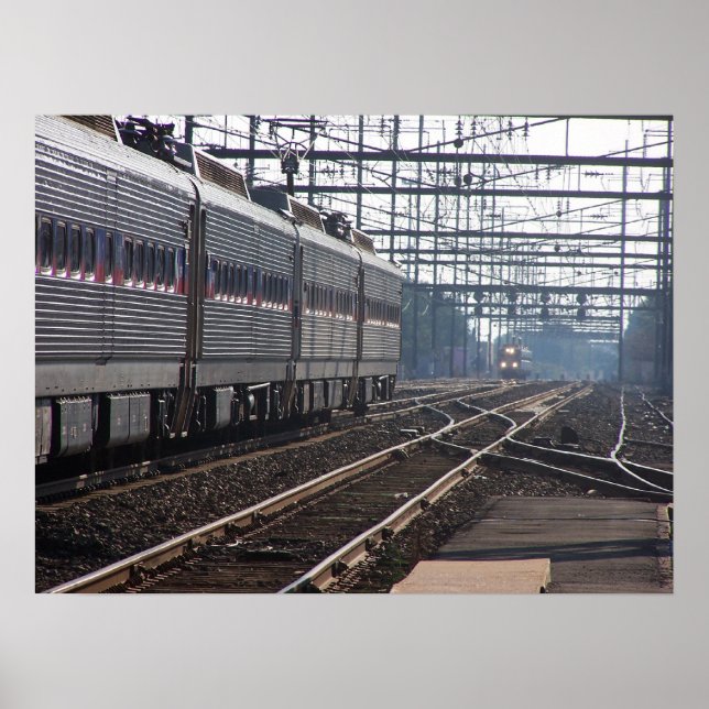 Poster Encontro De Trens Ferroviários Regionais Septa No  (Frente)