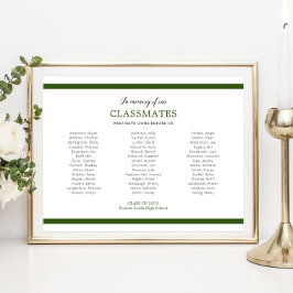 Poster Encontro Escolar Verde em Memória dos Nossos Coleg