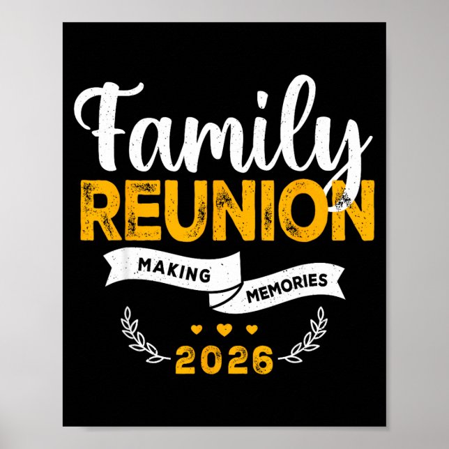 Poster Encontro Familiar 2026 Combinando Criação de Reuni (Frente)