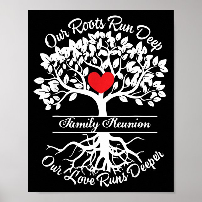 Poster Encontro familiar vibrações raízes profundas amor  (Frente)