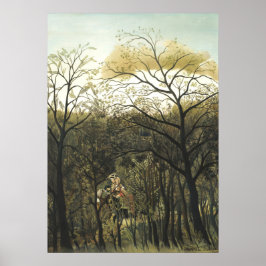 Poster Encontro na Floresta, Henri Rousseau