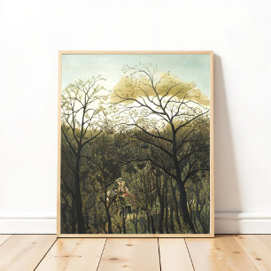 Poster Encontro na Floresta, Henri Rousseau