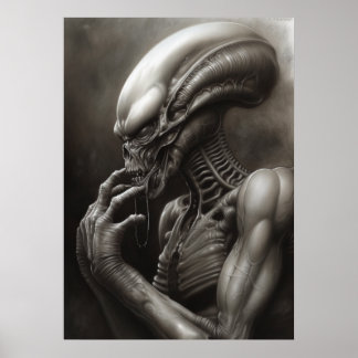 Poster Encontros De Outro Mundo, Uma Paisagem De Alieníge