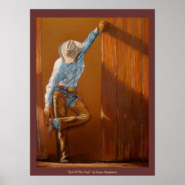 Poster "End Of The Trail", por Susan Bergstrom (Frente)