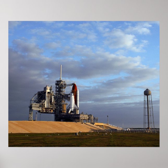 Póster Endeavador de Encaminhamento de Espaço (Frente)