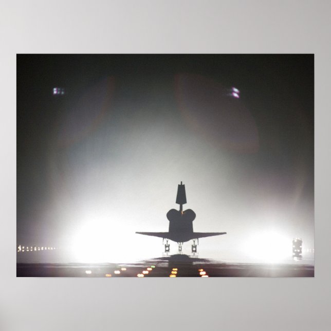 Póster Endeavador de Encaminhamento de Espaço (Frente)