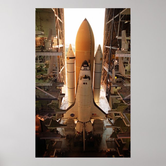 Póster Endeavor de Encaminhamento de Espaço (STS-97) (Frente)