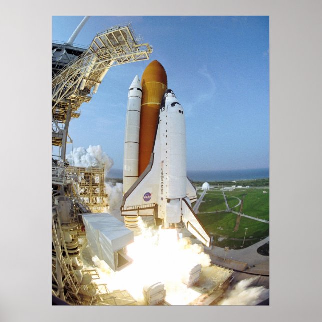 Póster Endeavor do Shuttle do Espaço (STS-118) (Frente)