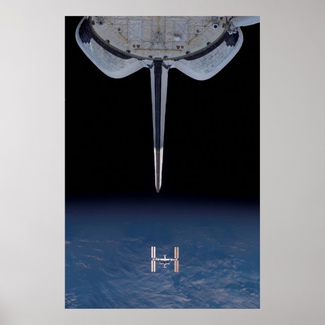 Poster Endeavor e ISS (STS-118) (Frente)