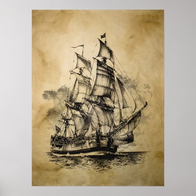 Póster Endeavor Escuro (Frente)