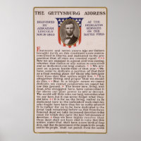 Endereço de Gettysburg por Abraham Lincoln 1863