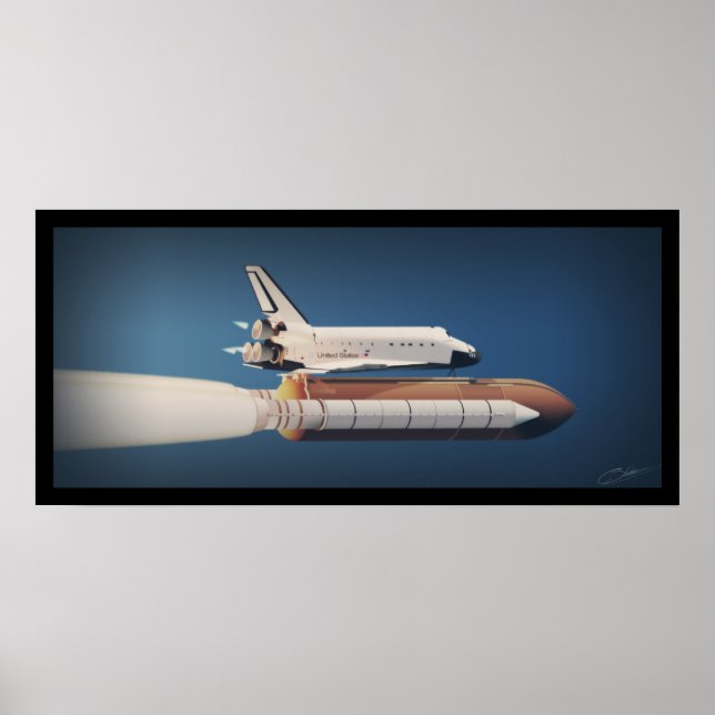 Póster Endevour Spaceshuttle (Frente)