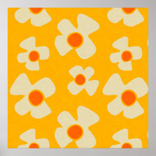 Poster Energia da Flor - Amarelo Daisy