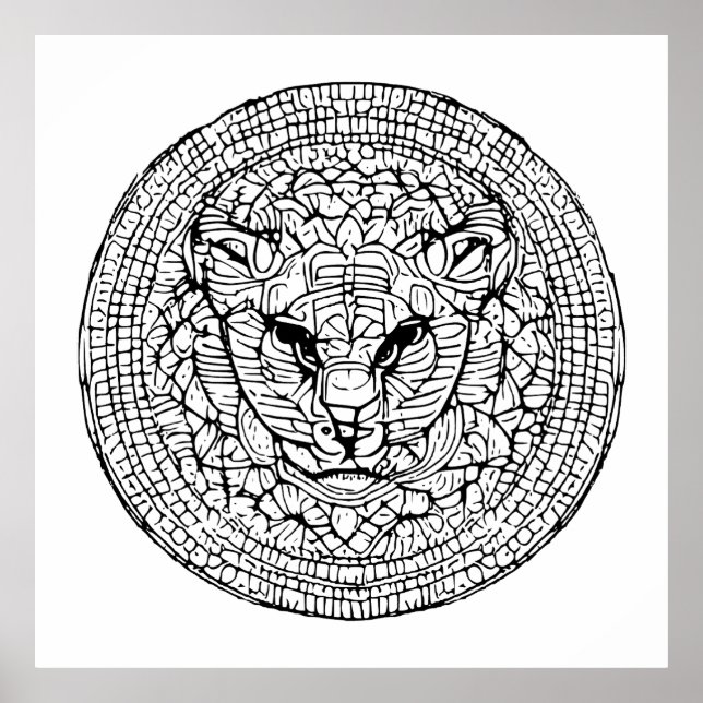 Poster Energia de Gatos Selvagens (Frente)