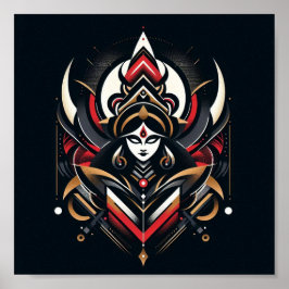 Poster Energia divina - Abstrato Durga