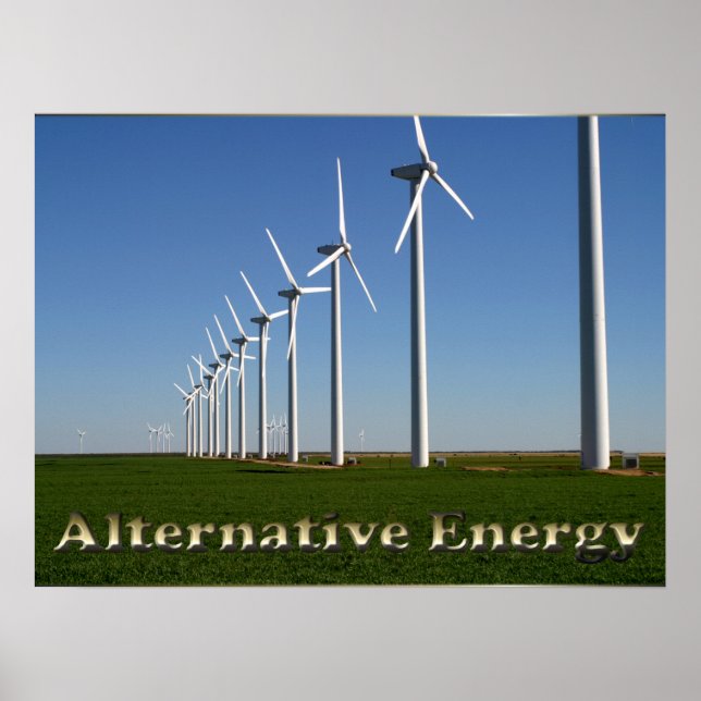 Póster Energia do alternativo - O Poder Verde (Frente)