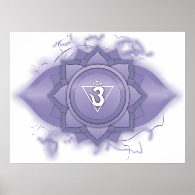 Poster Energia Indigo Chakra (Frente)