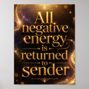 Poster Energia Negativa é Devolvida ao Remetente