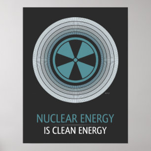 Póster Energia Nuclear É Energia Limpa