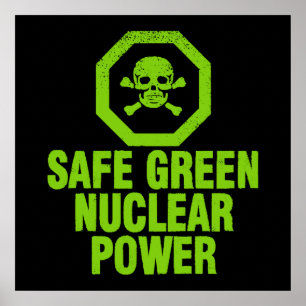 Poster Energia nuclear verde segura
