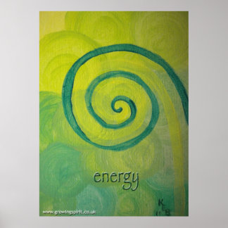 Poster "Energia" Pintura de Arte Cardíaca