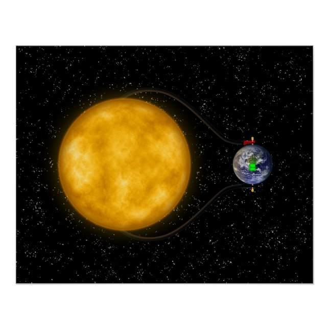 Póster Energia solar - (Frente)