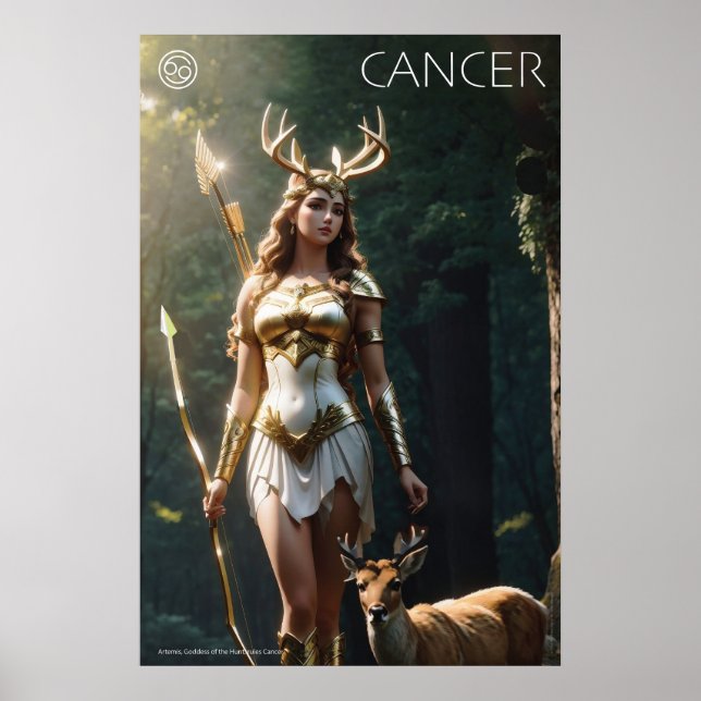 Poster Energia Zodiac: Cancer (Frente)