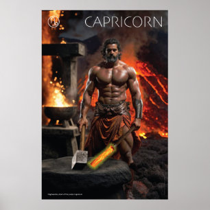 Poster Energia Zodiac: Capricórnio