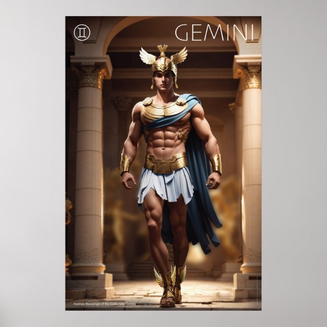 Poster Energia Zodiac: Gemini (Frente)