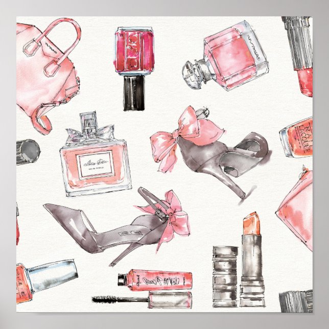 Poster Ênfase Chic | Moda Aquosa (Frente)