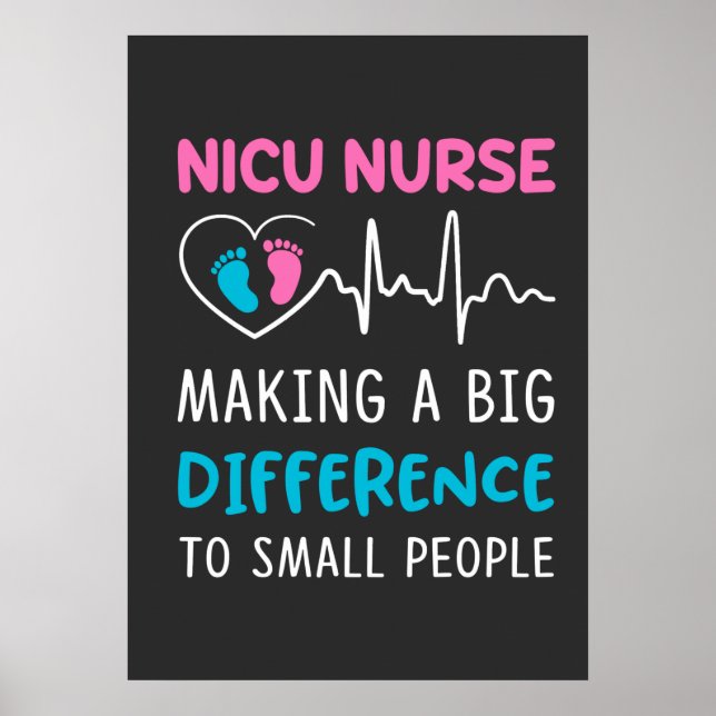 Poster Enfermagem | Enfermeiro Nicu (Frente)