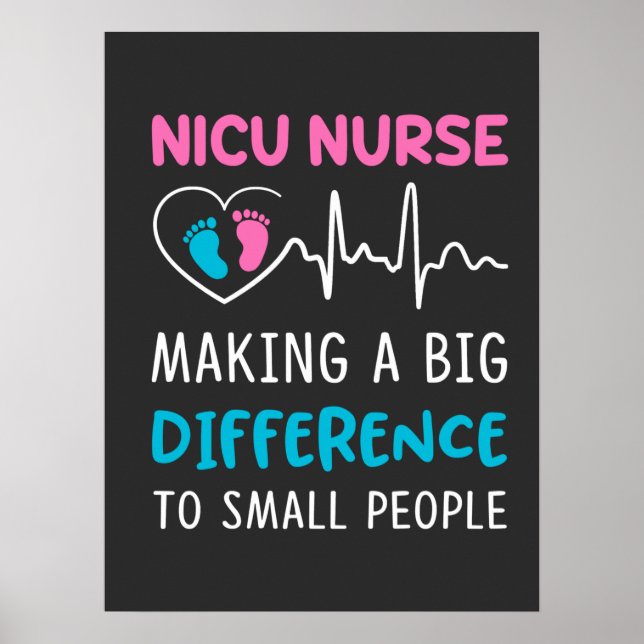 Poster Enfermagem | Enfermeiro Nicu (Frente)