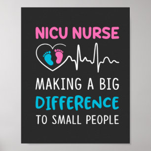 Poster Enfermagem Enfermeiro Nicu
