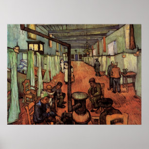 Poster Enfermaria no Hospital em Arles por Vincent van Go