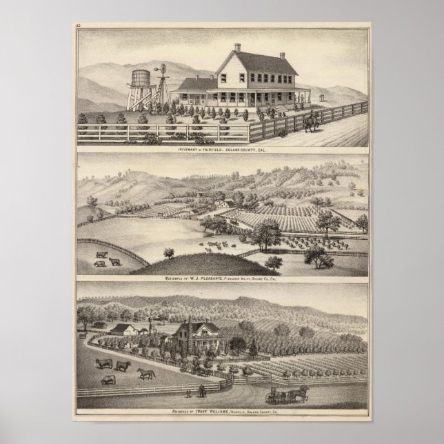 Poster Enfermaria, residências (Frente)