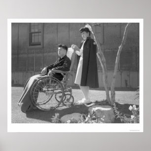 Poster Enfermeira Aiko Hamaguchi & Tom Kano 1943