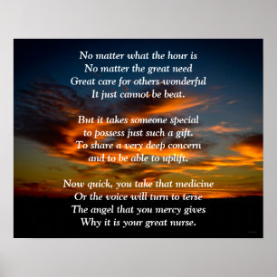 Póster Enfermeira bonita
