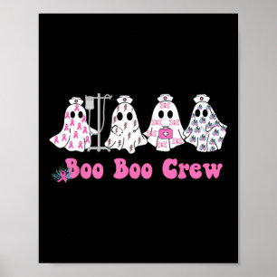 Poster Enfermeira de hospedeiro Cancer da tripulação boo 