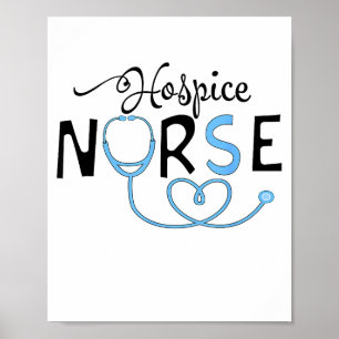 Poster Enfermeira de hospice engraçada médico formatura m