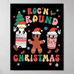 Poster Enfermeira de Natal Enfermando Roc'n no Natal