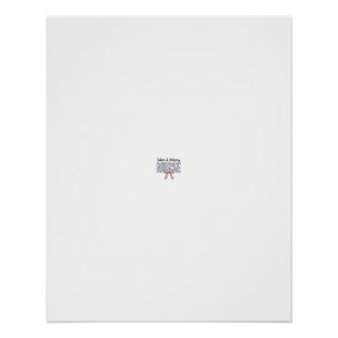Póster Enfermeira de Trabalho e Parto Laço Floral Camisa 