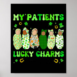 Poster Enfermeira do Dia de Patrick Meus Pacientes São Me