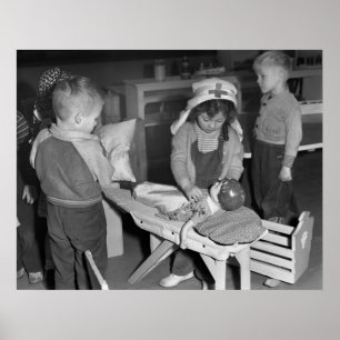 Poster Enfermeira em Treinamento, 1943