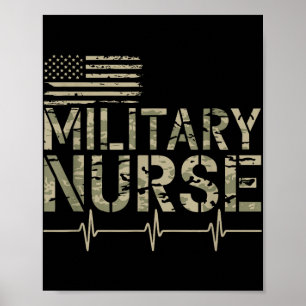 Poster Enfermeira Militar, Veterana Americana Corpo de En
