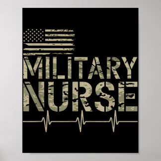 Poster Enfermeira Militar, Veterana Americana Corpo de En