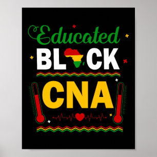 Poster Enfermeira Negra Engraçada Mês História Negra Educ