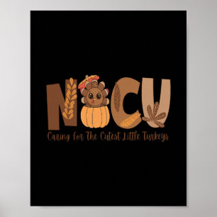 Poster Enfermeira Nicu Cuidando dos Mais Fofos Perus Pequ